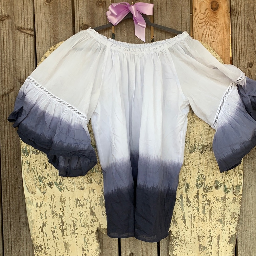 Cotton ombré tunic - Picture 1 of 3